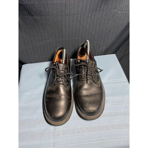 Timberland Men Shoe Montgomery Bay Size 9M Black WP Oxford Pre Owned - Picture 2 of 6